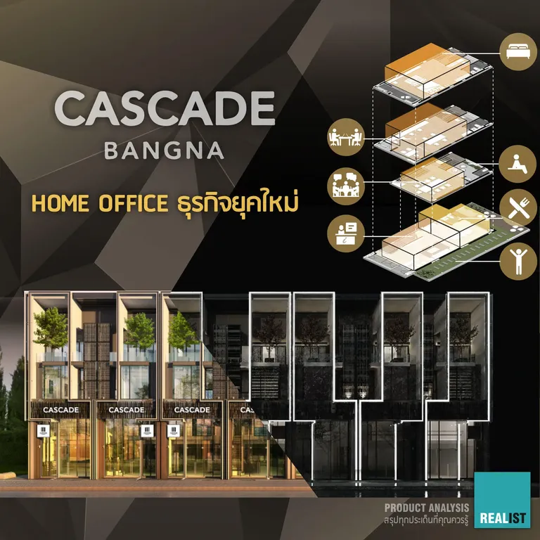 Cascade Bangna โฮมออฟฟิศ 8 ฟังก์ชั่น