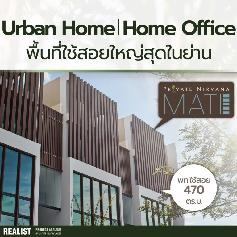 Urban Home | Home Office 4.5 ชั้น - ใหญ่สุดในย่าน ใกล้เลียบด่วนรามอินทรา